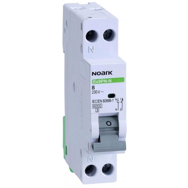 Siguranță automată Noark Ex9PN-S 1P+N 20A, curba B, 4,5kA (101585)