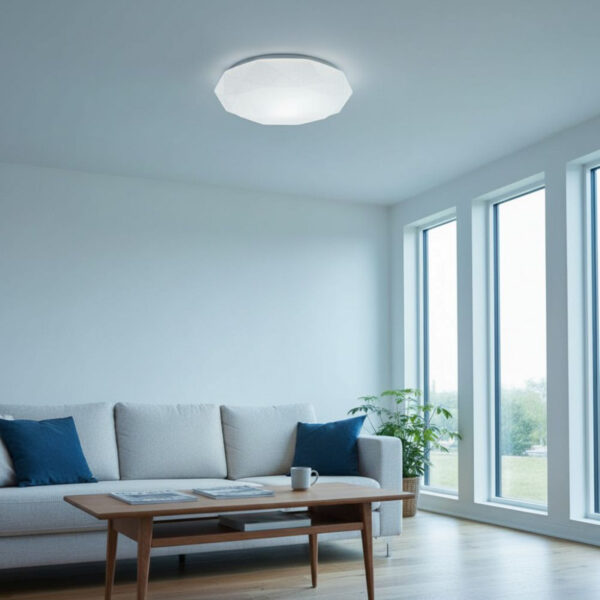 Plafoniera LED Diamant 24W, 390x105mm, 6400K, lumina rece