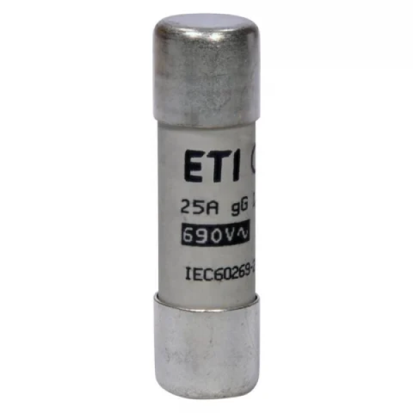 Siguranță fuzibilă ETI CH10×38 gG 25A/500V