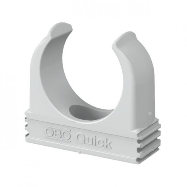 Clemă de fixare Obo Quick, gri deschis M25