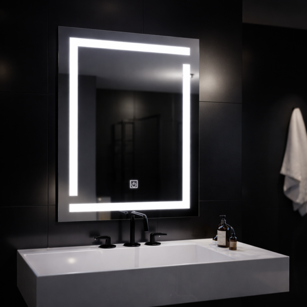 Oglinda LED Giga, 60x80cm, 14W, Touch, Lumina 6000K