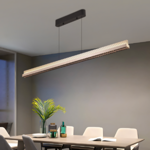 Lustra LED suspendata cu Telecomanda LT327BK 90W, lumina Rece/Calda/Neutra, Dimabila,Inaltime Reglabila, Negru
