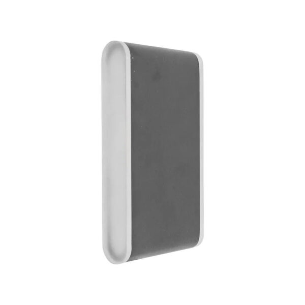 Aplica LED de Exterior Velsi, 12W, Metal, Negru