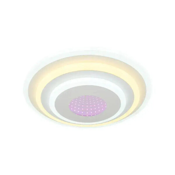 Lustra LED NIVARA 3D 20W, Diametru 30cm, lumina Rece/Calda/Neutra, Alb