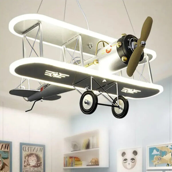 Lustra LED suspendata AVION 148W, lumina Rece/Calda/Neutra, Argintiu