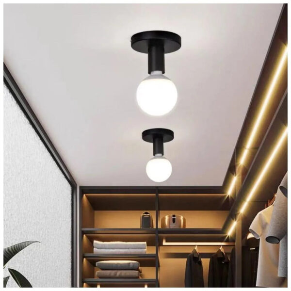 Lustra MODERNIST Mono 1x E27, Negru, Design Modern