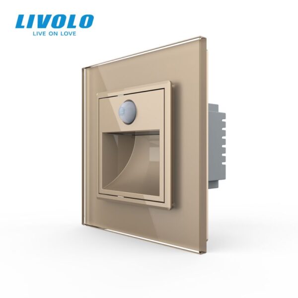 Lampa de orientare scara- cu senzor miscare- cu rama de sticla