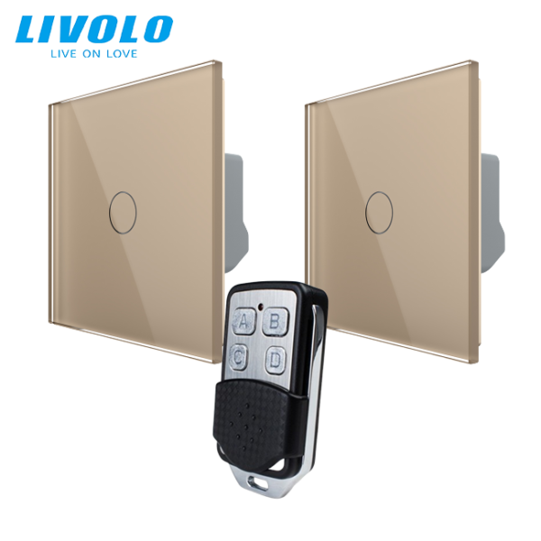 Intrerupatoare simple wireless RF + telecomanda RF 3 circuite- generatia noua