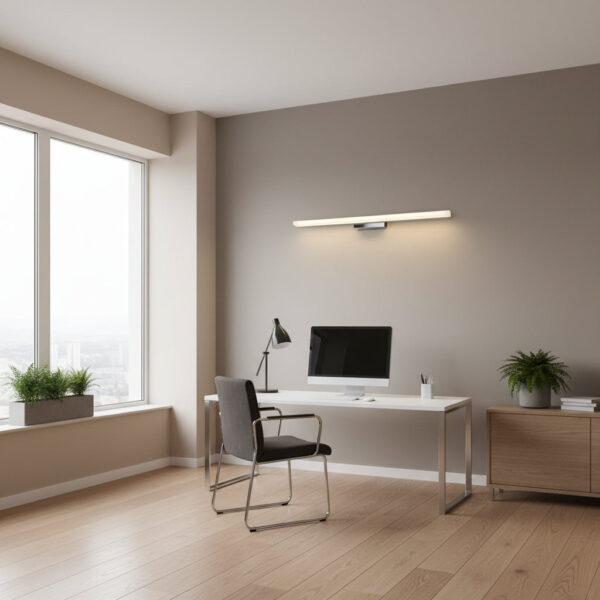 Aplica LED, COMO, 7W, liniara, lumina Calda/Neutra/Rece, Crom
